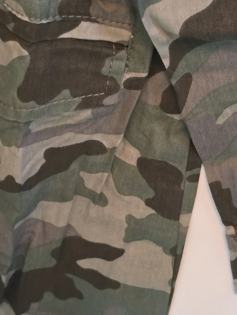 Hayden Girls Camouflage Utility Jacket - Green/Brown/Black Size Large
